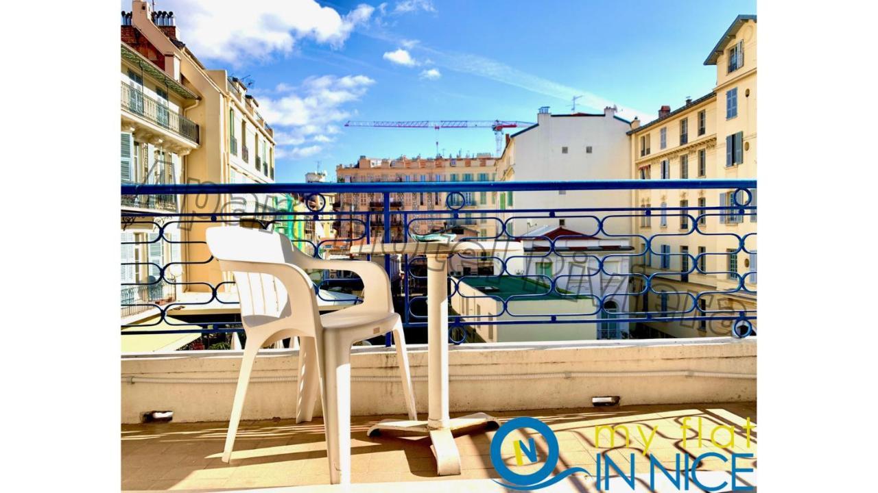 Aparthotel Riviera - Hyper Centre Ville - Studio Superieur Ac Avec Balcon Et Apercu Mer - Balcon Massenet 1 尼斯 外观 照片